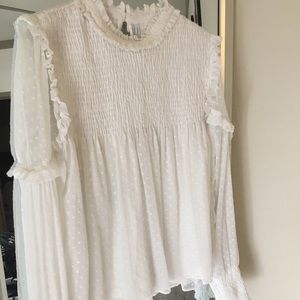 ZARA PLUMETIS TOP